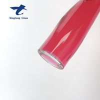 Bouteilles de boisson de 375ml 500ml 700ml Bouteilles en verre à long col pour whisky Bouteilles de whisky rondes faciles à tenir