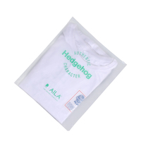 Usine Offre Spéciale Vêtements Zipper Sac De Rangement Refermables Personnalisé Logo Dégradable Vêtement sac glaçage