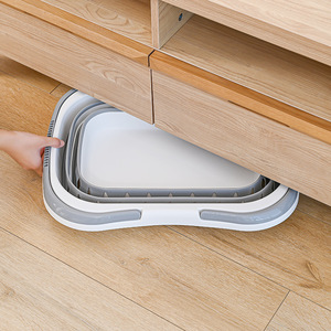 Cesta plegable <span class=keywords><strong>de</strong></span> plástico PP <span class=keywords><strong>de</strong></span> alta calidad, cesta <span class=keywords><strong>de</strong></span> almacenamiento <span class=keywords><strong>de</strong></span> <span class=keywords><strong>ropa</strong></span> sucia <span class=keywords><strong>de</strong></span> pie Rectangular portátil - Product Image 5