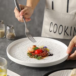 Platos de Cena de Porcelana Japonesa, Elegantes, Negros y Blancos, con Patrón Sólido, Estilo Japandi, No Tóxicos, Aptos para Lavavajillas, para <span class=keywords><strong>Restaurante</strong></span> - Product Image 2