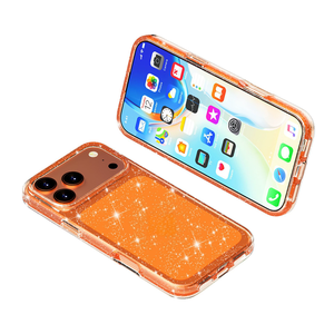 Funda de teléfono a prueba de golpes con piedras brillantes de cristal para iPhone 18 17 Pro Max, funda altamente protectora para iPhone 17 Pro Max - Product Image 5