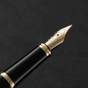 Bolígrafo de Caligrafía con Punta Grande de 0.5mm, Metal Negro, Regalo Empresarial para Estudiantes y Profesionales, Venta al Por Mayor - Product Image 2