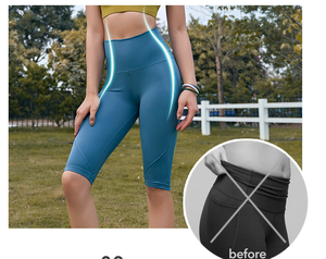Short d'équitation de VTT personnalisé Slim Tight à séchage rapide Shorts de cyclisme pour femmes Butt Fit Yoga Fitness Leggings courts <span class=keywords><strong>en</strong></span> <span class=keywords><strong>bambou</strong></span> - Product Image 6