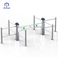 Porte tournante haute performance pour supermarché avec solution de contrôle d'accès RFID