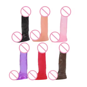 Mini Steel <b>Dildo</b> Realistic Suction Cup Multi Color Crystal Penis Female Adult Toy Factory Direct Supply Intimate Product - Product Image 1