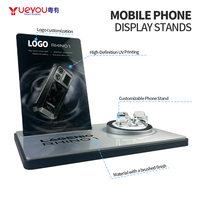 OEM ODM Étagère d'affichage moderne en acrylique détachable pour téléphones et appareils électroniques avec éclairage LED pour les magasins de détail, multifonction personnalisée