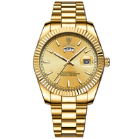 Nuevo Reloj de Cuarzo para Hombre con Correa de Acero, Resistente al Agua, Casual, Clásico, Doble Calendario y Luminoso