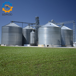 Sdrod Professionele Op Maat Gemaakte 100 Ton Stalen Silo Voor Graanopslag Met Continue Schroeftransporteur - Product Image 2