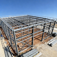 Bâtiment d'entrepôt en structure métallique sur mesure, atelier préfabriqué en structure métallique, structure en acier galvanisé