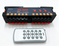 BC12r-9V 12 Kanal Sistem Pengapian Kembang Api Nirkabel dengan Remote Kontrol, Dapat Diprogram, dan Pengapian Berurutan Cepat