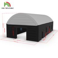 Abri temporaire gonflable grand entrepôt voiture Garage football volley-ball badminton tente gonflable multifonctionnelle maison