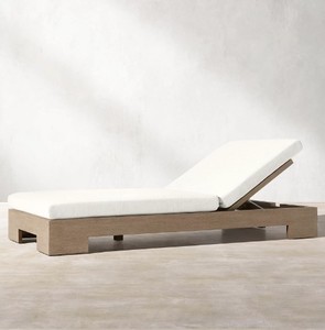 Ensemble de canapé modulaire de mot solide de jardin nordique haut de gamme Villa de plage Table de canapé en teck mobilier d'extérieur - Product Image 4