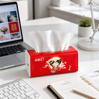 Mouchoirs en papier doux 2 plis sans lotion, en boîte, pour la maison, le bureau et l'hôtel