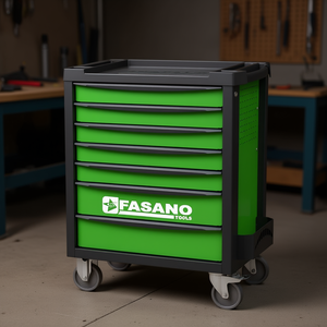 Fasano Tools 7 Drawer Tool Cart With Wheels For <b>Workshop</b> <b>Storage</b> - Product Image 3