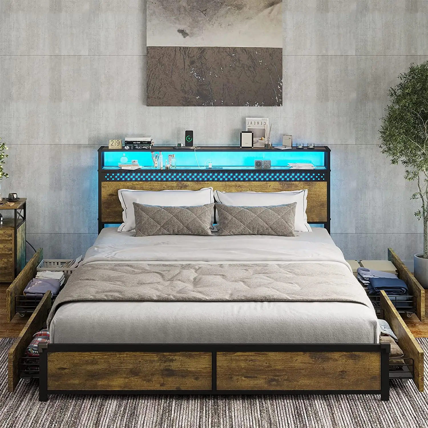 Produttori esclusivi moderni custom pelle led mobili da camera da letto imbottiti queen king size lusso telaio del letto