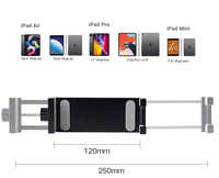 Support de tablette tout métal Cimapro CP12, clip universel pour ordinateur de bureau, support de téléphone portable, clip fixe pour diffusion en direct