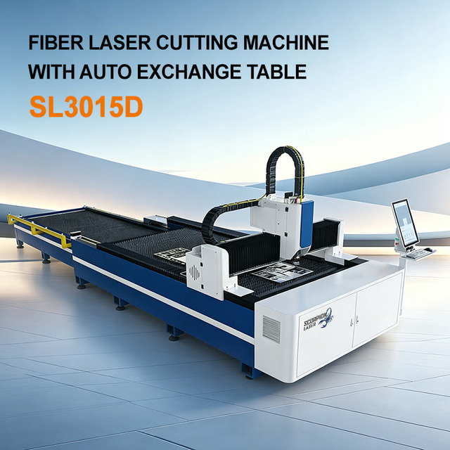 2026 Top Rank Dual Exchange Platform 6000W Fiber Laser Metal Cutting Machine for Aluminum Alloy Plate Cutting
