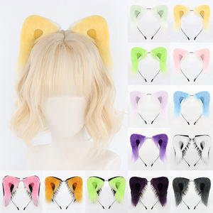 Nouvel arrivage d'<span class=keywords><strong>accessoires</strong></span> de cosplay en peluche douce en fourrure de renard oreille de chat <span class=keywords><strong>accessoires</strong></span> de cheveux de cosplay oreille de chat adulte bandeau - Product Image 6