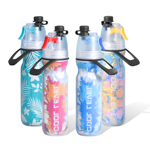 Vaso deportivo botella de agua con niebla de aerosol portátil aislado a prueba de fugas botellas de bebida mantener la taza de agua fría para Fitness al aire libre - Product Image 6