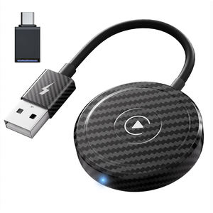 Adaptador Inalámbrico CarPlay para <span class=keywords><strong>iPhone</strong></span>, Dongle <span class=keywords><strong>Apple</strong></span> CarPlay, Convierte CarPlay con Cable a Inalámbrico, Ai Box - Product Image 1