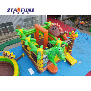 Nouveau Design <span class=keywords><strong>Château</strong></span> <span class=keywords><strong>Gonflable</strong></span> <span class=keywords><strong>Dinosaure</strong></span> Commercial avec Toboggan pour Enfants à Vendre - Product Image 6