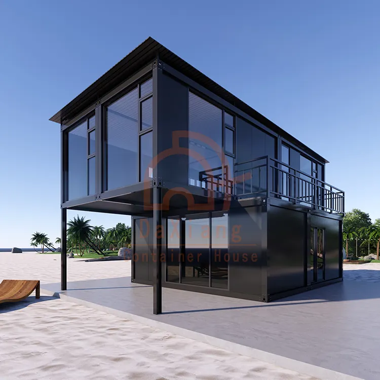 Toptan özel mobil 2 3 4 yatak odası ve banyo zemin prefabrik taşınabilir yaşam konteyneri ev prefabrik modüler evler