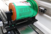 Machine de sérigraphie UV pour seau de peinture en plastique 2 couleurs 5 gallons