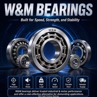 MLZ WM Marca OEM Estándar Acero Cromado 6009 2RS ZZ Rodamientos de Ranura Rulman Rodamientos Kugellager 45x75x16mm 6009