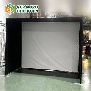 Indoor Golf <span class=keywords><strong>Simulator</strong></span> Behuizing Met Scherm Interactieve Projector Games Interactieve Muur Projectie Spel Golfsimulator Voor Thuis - Product Image 4