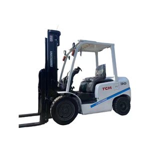 מלגזה משומשת במצב טוב 3 טון TCM FD30 2 שלבים דיזל למכירה חמה מלגזת TCM יד שנייה - Product Image 1