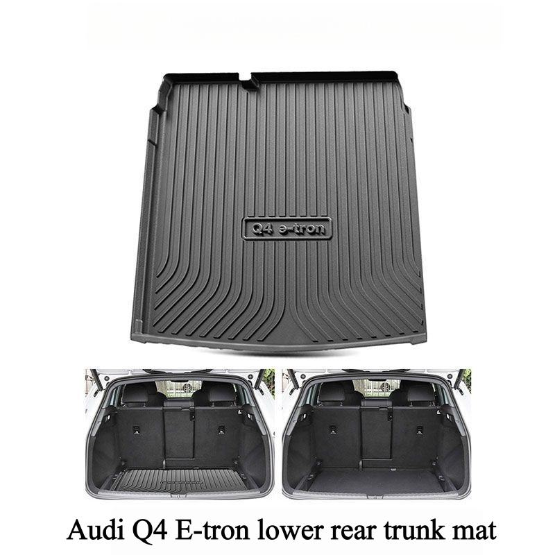 Noir-tapis inférieur de coffre arrière