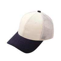 Gorra Trucker de Malla Personalizada para Niños, Estilo Coreano, Transpirable, de 6 Paneles, Estructurada, con Bordado 3D y Hebilla Metálica para Niños