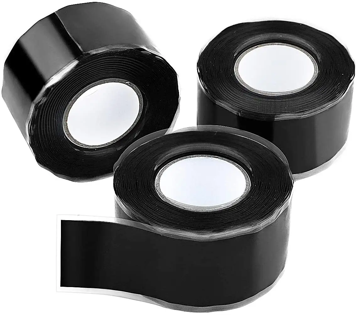 Silicone Rubber PVC Pipe Repair Clear Rescue Tape Transparent Self-Fusing PVC Tape