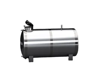 20 Tons Stainless Steel Horizontal Tank Liquid Soap Storage Tank Storage Water Tank 40.000 L