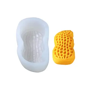 Molde de silicona en forma de cacahuete y caqui, moldes de vela, proveedores, oferta de diseño personalizado y paquete
