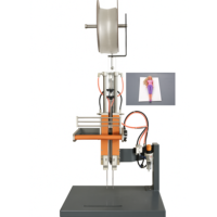 Machine d'étiquetage semi-automatique pneumatique pour fer et acier, système VNS Booster, à engrenages, facile à utiliser, 220V, pour accessoires vestimentaires