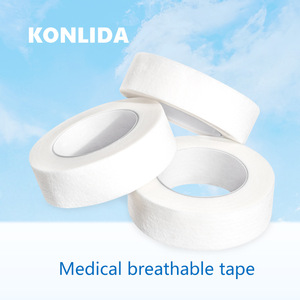 Konlida Medical Adhesive Tape Type A White Breathable Nonwoven Surgical Bandage Customizable - Product Image 3