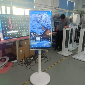 Tivi thông minh 32 inch HD phát trực tiếp, xoay thông minh, điều chỉnh độ cao, chạy pin dự phòng, màn hình cảm ứng, có cổng USB - Product Image 4