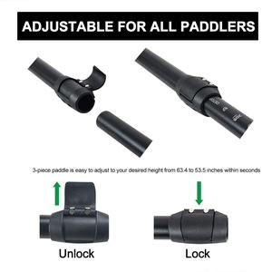 BSCI/EN-paleta de aluminio de pala inflable, pala de plástico para kayak de rafting, barco de eje de aluminio - Product Image 6