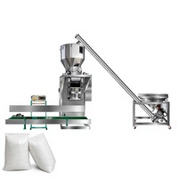 Machine de pesage, de remplissage, de scellage et d'emballage rotative pour farine de blé, poudre de riz, son de riz, poudre de moulage rotatif, capacités 5kg, 10kg, 25kg, 30kg, 50kg
