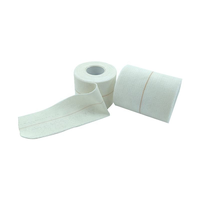 Bandage Cohésif Élastique en Coton Lourd EAB, Doux pour la Peau, Soutien Musculaire, Colle au Zinc, Ligne Jaune, Fil Jaune, Résistant à la Déchirure