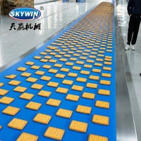 Volledig automatische biscuitmachine, productielijn voor harde en zachte biscuits, mini biscuit-koekjesmachine voor kleine bedrijven