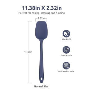 Thermommix Ensemble de spatules en caoutchouc de silicone de qualité alimentaire à alimentation électrique, ustensiles de cuisine ménagers pour la cuisson, le mélange - Product Image 3