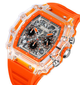 स्किमी 2305 पुरुष क्वार्ट्ज वॉच पारदर्शी केस वाटरप्रूफ लोकप्रिय घड़ी - Product Image 4