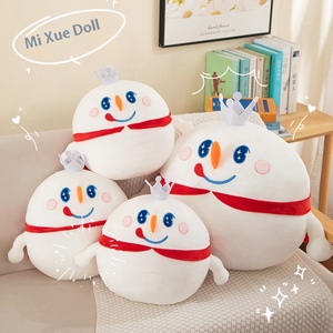 Regalo de vacaciones de Navidad, muñeco de <span class=keywords><strong>nieve</strong></span> de miel, muñeco de huevo, muñeco de <span class=keywords><strong>trapo</strong></span>, almohada, cojín, juguete de peluche relleno de algodón PP para aliviar el estrés, lavado - Product Image 3