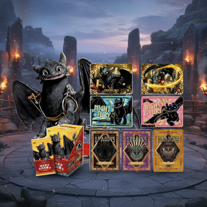 Jeu de cartes à collectionner Train Your <span class=keywords><strong>Dragon</strong></span> Blind Box, personnage d'anime, accessoires mignons, cadeau d'anniversaire, jouet en papier exquis Kp59 - Product Image 1