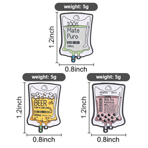 Divertente Spilla Smaltata a Tema Bevande (Birra, Latte, Tè, Mate Puro, Infusion) per Decorazione Zaino - Product Image 6