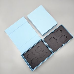 Custom Magnetic Gift Boxes Glossy <b>Lamination</b> Recyclable Rigid Boxes for VIP Credit Card Packaging Cardboard Paper Gift Sponge - Product Image 2