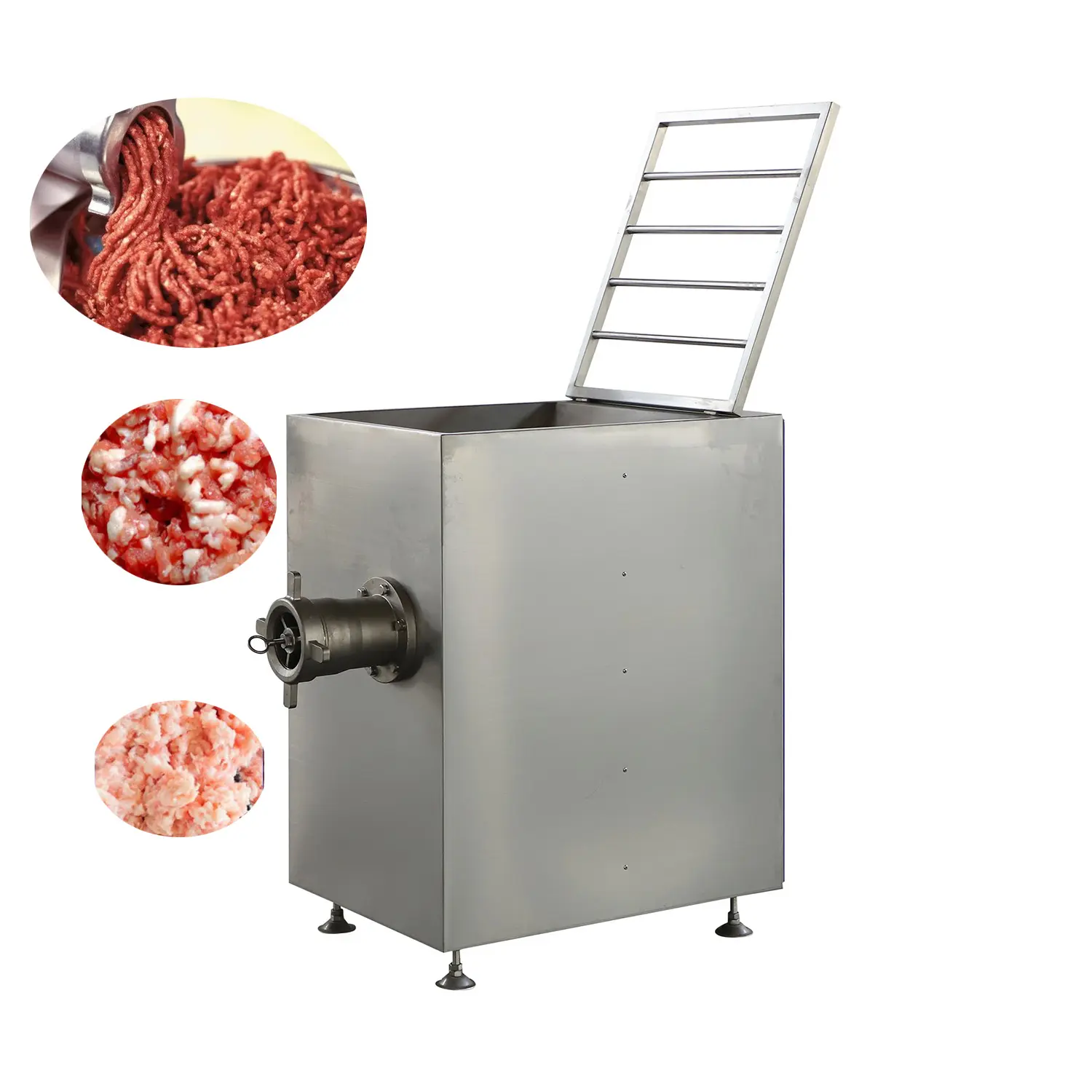 Factory commercial large-scale fresh meat frozen meat grinder mincing beef, mutton and chicken frame bone meat grinder