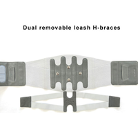 Ceinture de soutien lombaire personnalisée grise avec plaque en acier, maille respirante et trois coussins disponibles